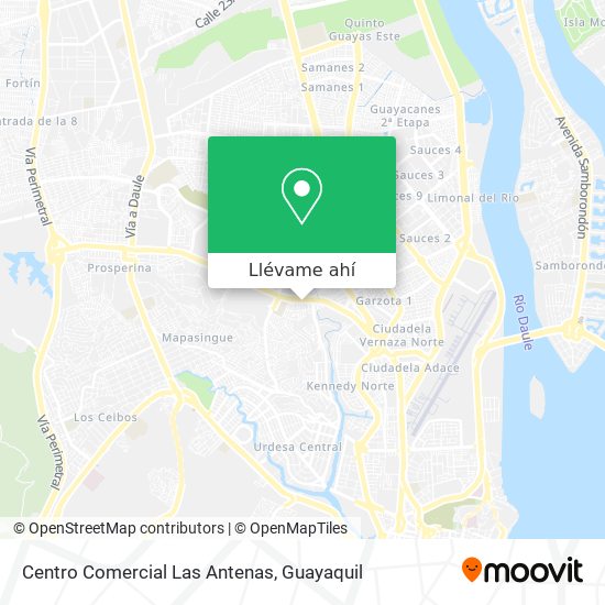 Mapa de Centro Comercial Las Antenas