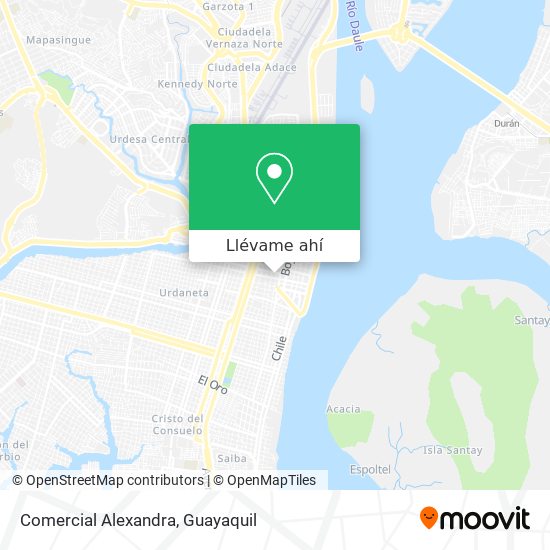 Mapa de Comercial Alexandra