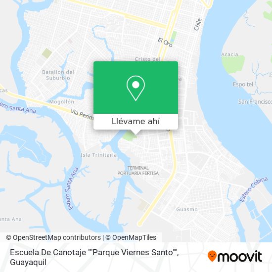 Mapa de Escuela De Canotaje ""Parque Viernes Santo""
