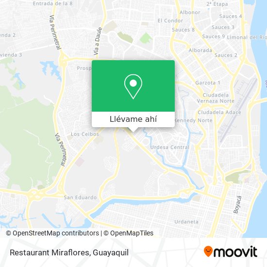 Mapa de Restaurant Miraflores
