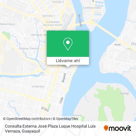 Mapa de Consulta Externa José Plaza Luque Hospital Luis Vernaza