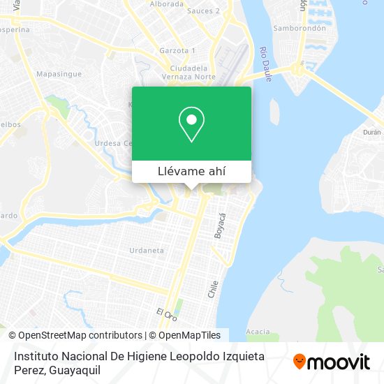 Mapa de Instituto Nacional De Higiene Leopoldo Izquieta Perez