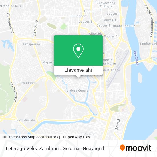 Mapa de Leterago Velez Zambrano Guiomar