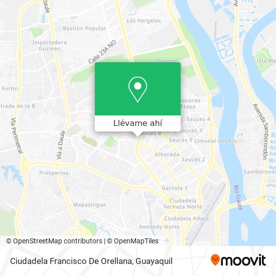 Mapa de Ciudadela Francisco De Orellana