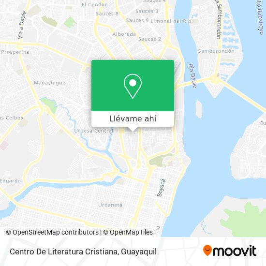 Mapa de Centro De Literatura Cristiana