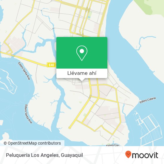 Mapa de Peluquería Los Angeles