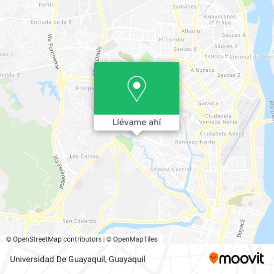 Mapa de Universidad De Guayaquil