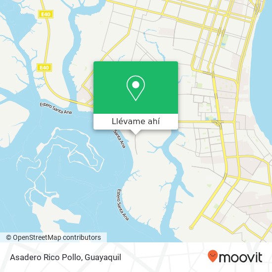 Mapa de Asadero Rico Pollo, 50 SW Guayaquil, Guayaquil