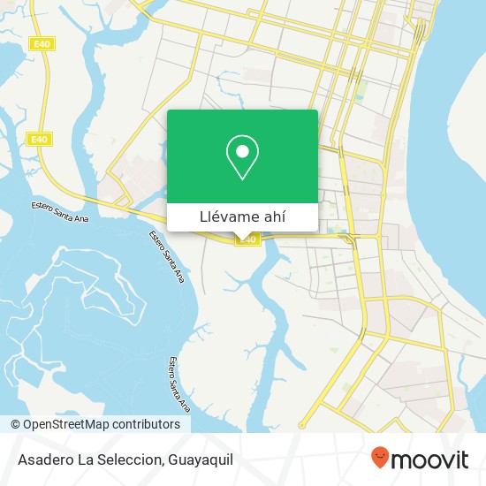 Mapa de Asadero La Seleccion, Guayaquil, Guayaquil