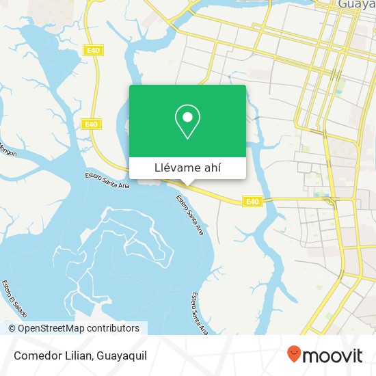 Mapa de Comedor Lilian, Guayaquil, Guayaquil