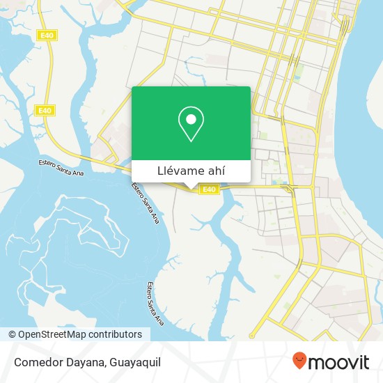 Mapa de Comedor Dayana, Guayaquil, Guayaquil