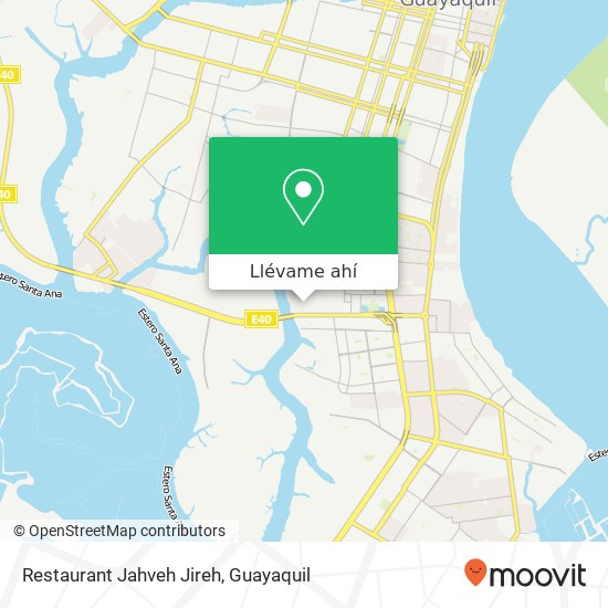 Mapa de Restaurant Jahveh Jireh, Marmol Guayaquil, Guayaquil