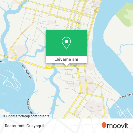 Mapa de Restaurant, Jacinto Rodriguez de Bejarano Crnl Guayaquil, Guayaquil