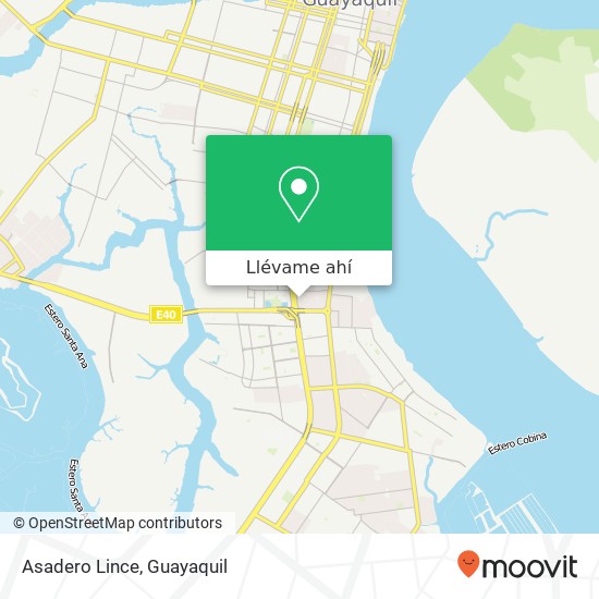Mapa de Asadero Lince, Guayaquil, Guayaquil