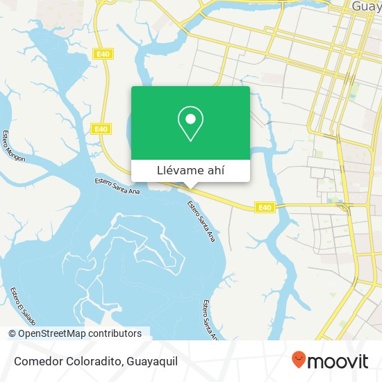 Mapa de Comedor Coloradito, Guayaquil, Guayaquil