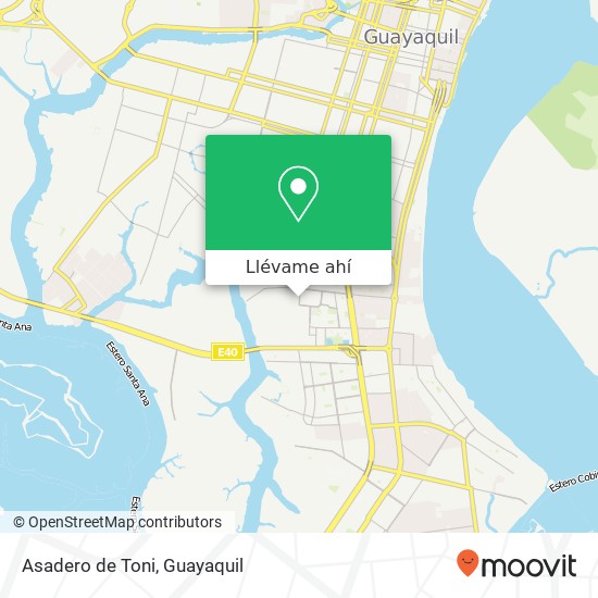 Mapa de Asadero de Toni, Avenida 7 SO Guayaquil, Guayaquil