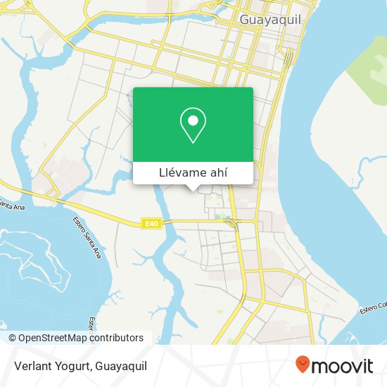 Mapa de Verlant Yogurt, Guayaquil, Guayaquil