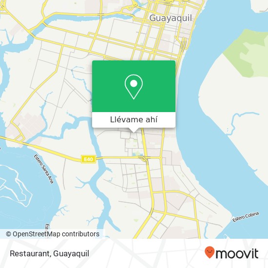 Mapa de Restaurant, Guayaquil, Guayaquil