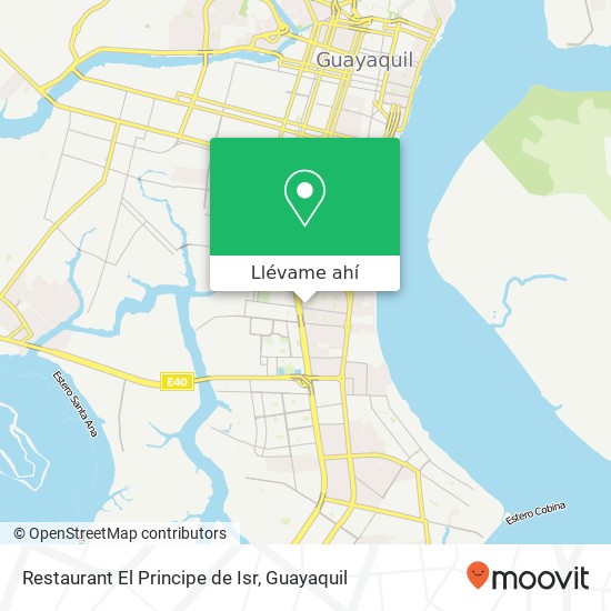 Mapa de Restaurant El Principe de Isr, 3er Callejón 44 SE Guayaquil, Guayaquil