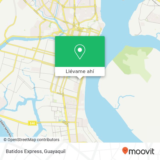 Mapa de Batidos Express, Chimborazo Guayaquil, Guayaquil