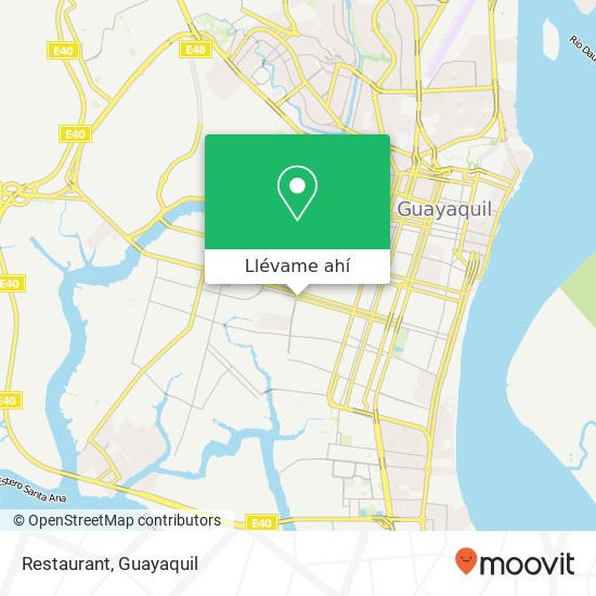 Mapa de Restaurant, Venezuela Guayaquil, Guayaquil