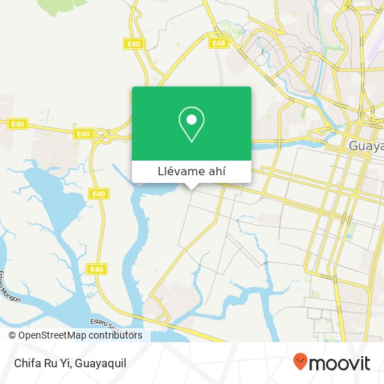 Mapa de Chifa Ru Yi, Cesar Mosquera Guayaquil, Guayaquil