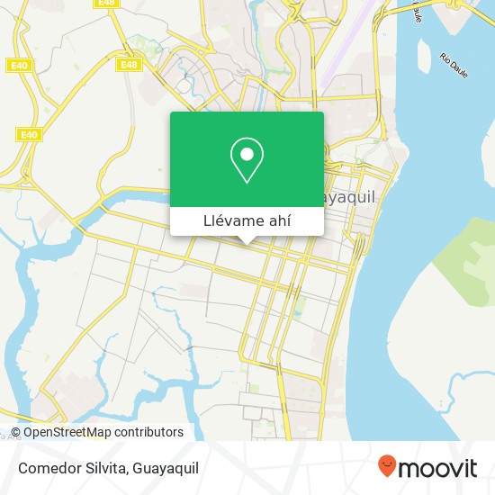 Mapa de Comedor Silvita, Gomez Rendon Guayaquil, Guayaquil