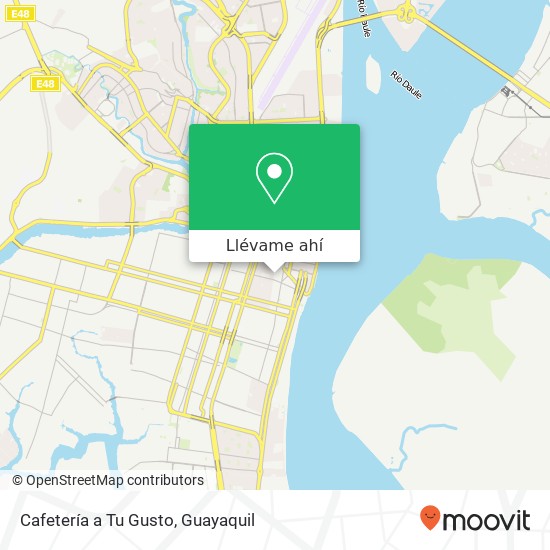 Mapa de Cafetería a Tu Gusto, Lorenzo de Garaycoa Guayaquil, Guayaquil