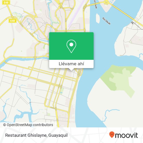 Mapa de Restaurant Ghislayne, Ayacucho Guayaquil, Guayaquil