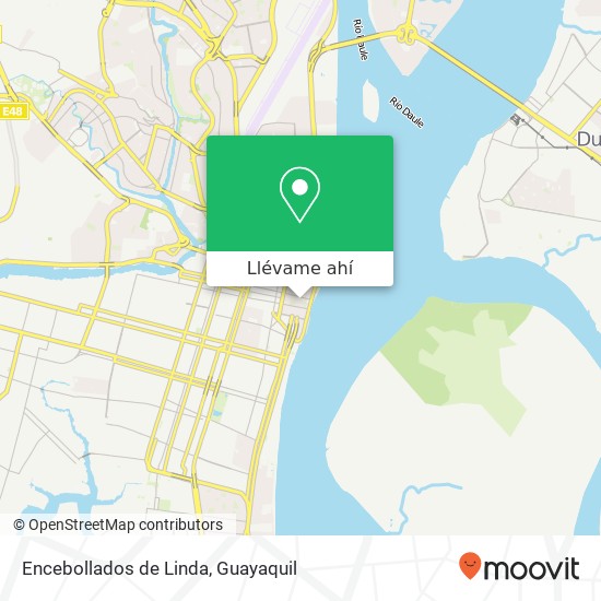 Mapa de Encebollados de Linda, Pedro Carbo Noboa Guayaquil, Guayaquil