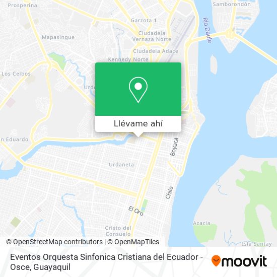 Mapa de Eventos Orquesta Sinfonica Cristiana del Ecuador - Osce