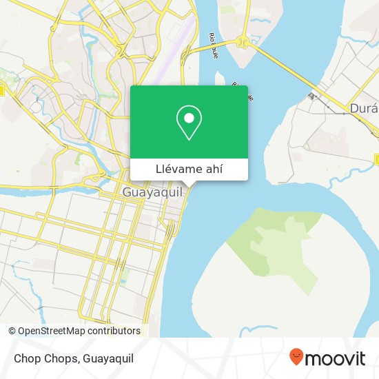 Mapa de Chop Chops, Malecón Simon Bolívar Guayaquil