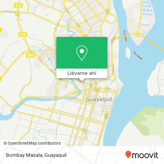 Mapa de Bombay Masala, Kennedy Guayaquil