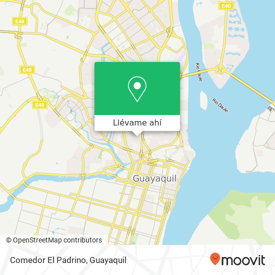 Mapa de Comedor El Padrino, Principal Guayaquil, Guayaquil