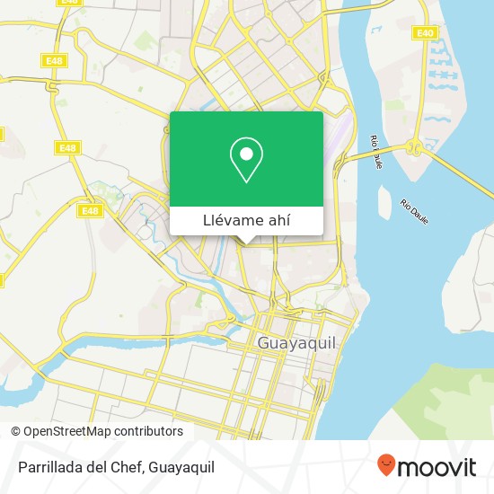Mapa de Parrillada del Chef, 6 Pasaje 9 NO Guayaquil, Guayaquil