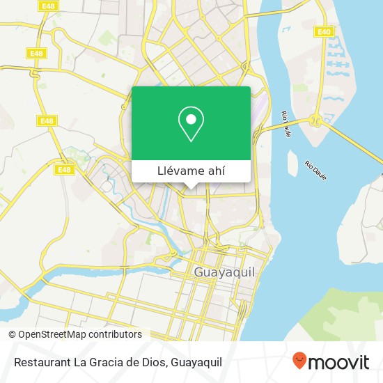 Mapa de Restaurant La Gracia de Dios, 2do Callejón 12 NO Guayaquil, Guayaquil