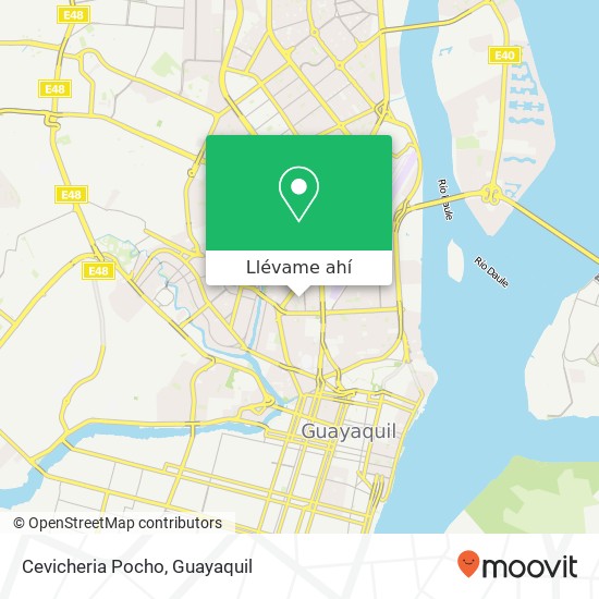 Mapa de Cevicheria Pocho, Calle N Guayaquil, Guayaquil