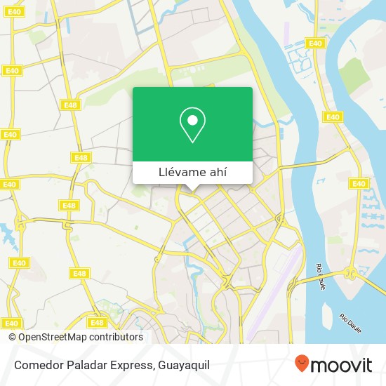 Mapa de Comedor Paladar Express, Gabriel Roldos Garces Guayaquil, Guayaquil