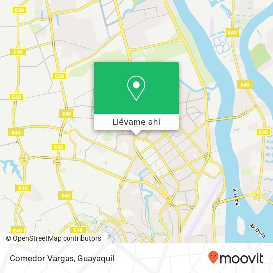Mapa de Comedor Vargas, 1 Pasaje 19 Guayaquil, Guayaquil
