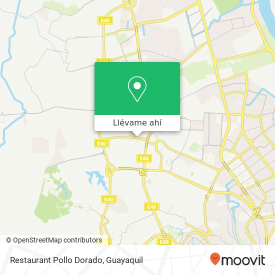 Mapa de Restaurant Pollo Dorado, Avenida Juan Pablo II Guayaquil, Guayaquil