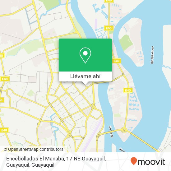Mapa de Encebollados El Manaba, 17 NE Guayaquil, Guayaquil