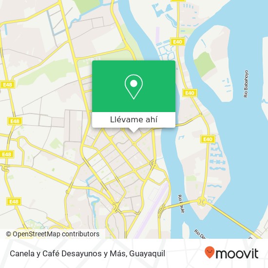 Mapa de Canela y Café Desayunos y Más, 10 Paseo 17 NE Guayaquil, Guayaquil