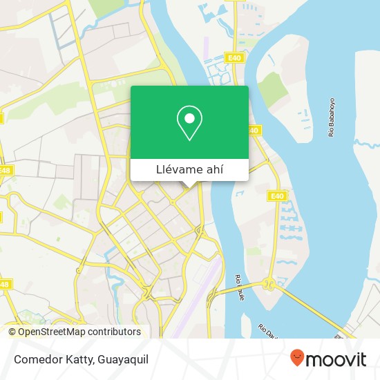 Mapa de Comedor Katty, 2 Pasaje 5 Guayaquil, Guayaquil