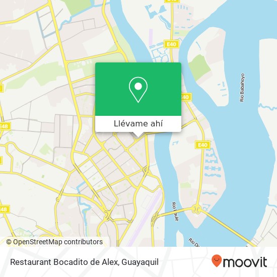 Mapa de Restaurant Bocadito de Alex, 3 Pasaje 5 Guayaquil, Guayaquil