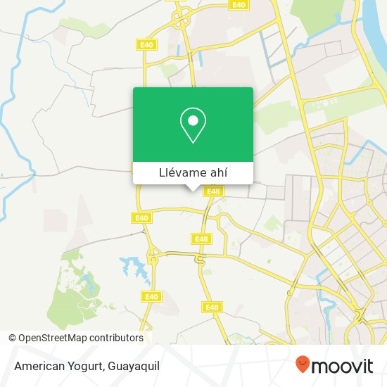 Mapa de American Yogurt, 1 Pasaje 41A Guayaquil, Guayaquil