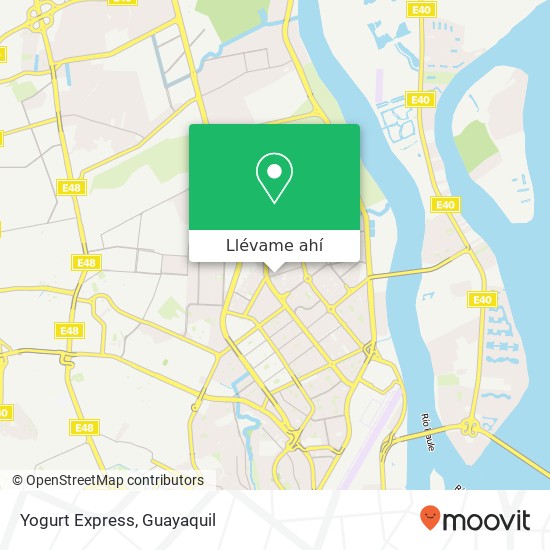 Mapa de Yogurt Express, Gabriel Roldos Garces Guayaquil, Guayaquil