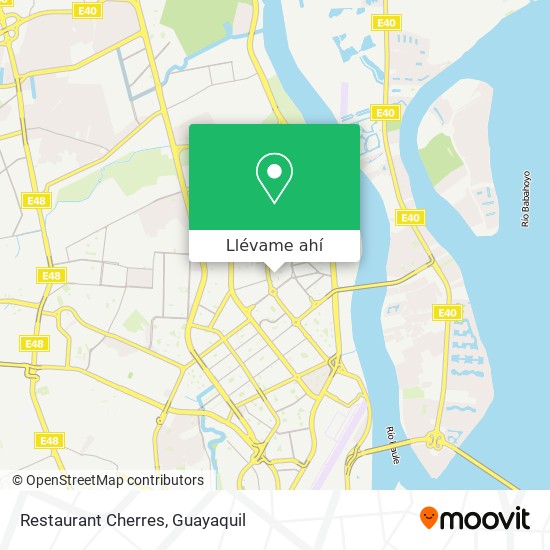 Mapa de Restaurant Cherres