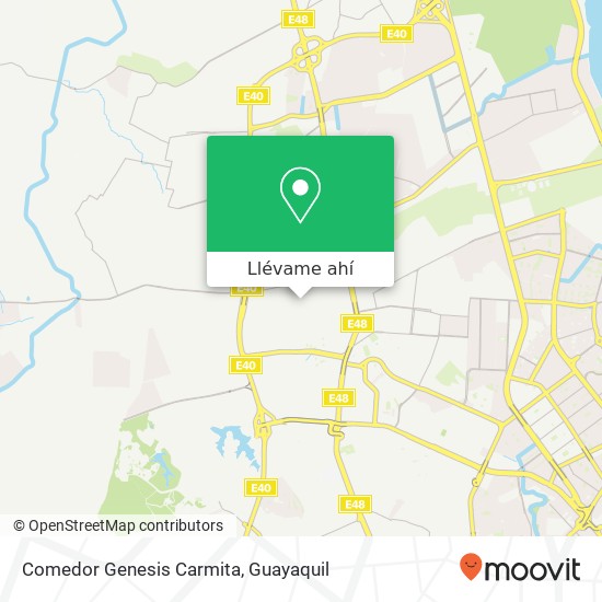 Mapa de Comedor Genesis Carmita, Avenida 42 NW Guayaquil, Guayaquil