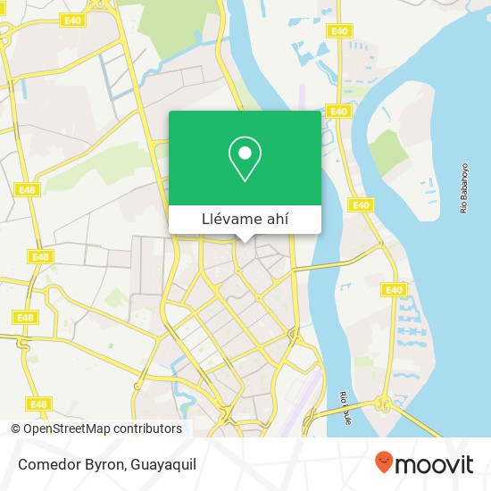 Mapa de Comedor Byron, 8 Paseo 19B Guayaquil, Guayaquil
