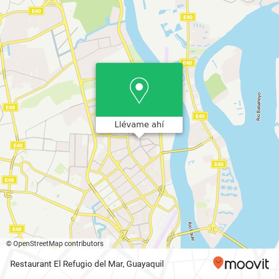 Mapa de Restaurant El Refugio del Mar, 6 Paseo 19B Guayaquil, Guayaquil